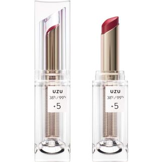 UZU by FLOWFUSHI 38 ℃ / 99F lipstick TOKYO +5:Red Intence Semi-matte помада-блиск, 3,8 г