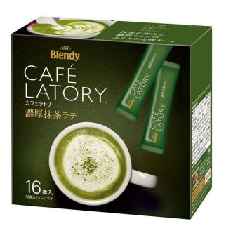 Ajinomoto AGF Blendy Cafe Latory Stick Rich Matcha Latte насичений маття-лате в стіках, 16 шт