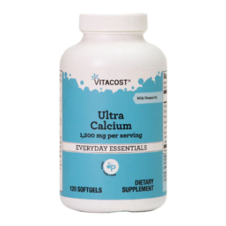 Vitacost Ultra Calcium, 500 мг кальцію у вигляді цитрату, малату, карбонату, 120 желатинових капсул на 60 днів прийому