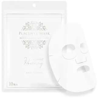 Honey by Belu Placenta Mask зволожуючі тканинні маски для обличчя, 10 шт.