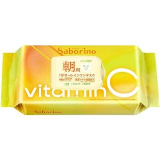 Saborino Morning Care Ранкова маска для обличчя з вітаміном С, 32 шт