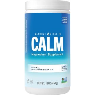 Natural Vitality Calm магній для сну та розслаблення, без смакових добавок, порошок 453 г