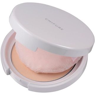 Chifure Pressed Powder компактна пудра #2 Pearly Lucent комплект з футляром, дзеркалом і пуховкою, 8,5 г