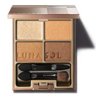 Kanebo LUNASOL Skin Modeling Eyes 02 Бежево-оранжеві тіні для повік, 6,7 г