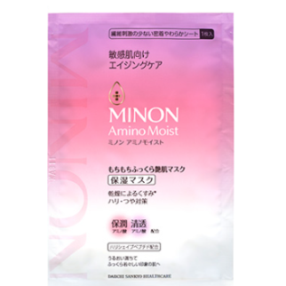 Minon Amino Moist AF тканинна маска з амінокислотами для вікової та чутливої шкіри, 24 мл 1 шт