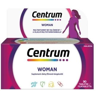 Centrum WOMAN Комплекс вітамінів і мінералів для жінок, 90 таблеток