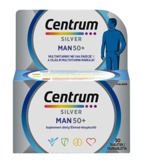 Centrum Silver Men 50+ Вітаміни для чоловіків 50+, 30 таблеток, GlaxoSmithKline