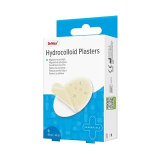 Dr. Max Plaster Hydrocolloid Гідроколоїдні пластирі 5 шт. 69 х 44 мм
