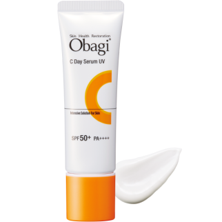 Rohto Obagi C Day Serum UV SPF 50+ зволожуюча сонцезахисна емульсія, основа під макіяж SPF50+ PA++++ 30 г