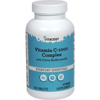 Vitacost Vitamin C-1000 Complex Вітамін С 1000 мг із цитрусовими біофлавоноїдами, 100 таблеток