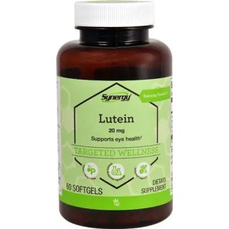 Vitacost Synergy Lutein Featuring FloraGLO Лютеїн із зеаксантином, 20 мг, 60 капсул