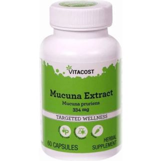 Vitacost Mucuna Extract Екстракт мукуни 334 мг, 60 капсул