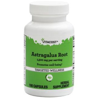 Vitacost Astragalus Root Корінь астрагалу 1500 мг на порцію, 100 капсул