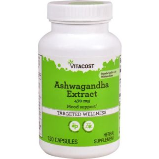 Vitacost Ashwagandha Extract Екстракт ашваганди 470 мг, 120 капсул