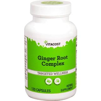Vitacost Ginger Root Complex Екстракт імбиру, 120 капсул