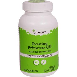 Vitacost Evening Primrose Oil Олія примули вечірньої 1,110 мг, 60 капсул