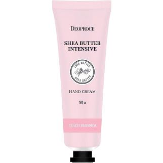 Deoproce Hand Cream Shea Butter Intensive Peach Blossom зволожуючий крем для рук з ароматом персика, 50 г
