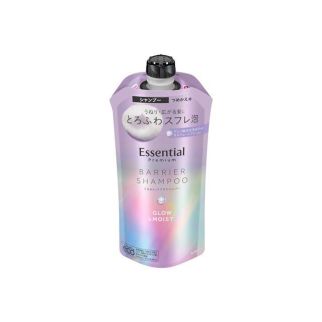 Kao Essential Premium Moisture Barrier Shampoo Зволожуючий шампунь для неслухняного волосся, запасний блок 340 мл