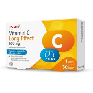 Dr.Max Вітамін С повільного вивільнення 500 мг, 30 капсул на 30 днів прийому. До 02/2025