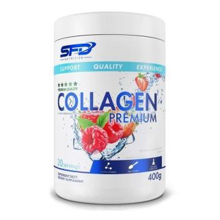 SFD Collagen Premium Колаген зі смаком полуниці та малини, 400 г. До 04/2026