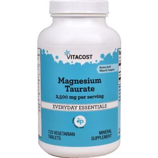 Vitacost Magnesium Taurate 2500 mg Магний таурат, 120 таблеток. До 11/2027