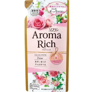 Lion Soflan Aroma Rich Diana парфюмированный кондиционер для белья 400 мл пополнение