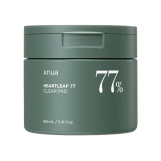 Anua Heartleaf 77% Clear Pad Отшелушивающие пэды с хауттюйнией и PHA-кислотой, 70 шт. До 05/2027