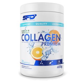 SFD Collagen Premium Коллаген со вкусом апельсина, 400 г. До 08/2026