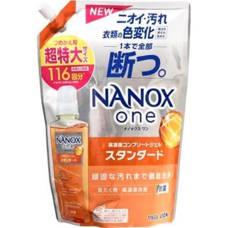 Lion NANOX One Standard Концентрированный гель от въевшихся загрязнений и пятен, сменный блок 1160 г