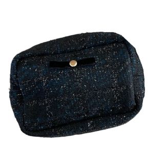 Menard твидовая косметичка с узором 15х10х6