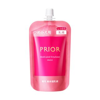 Shiseido Prior Medicated Emultion Moist Увлажняющая, омолаживающая эмульсия для лица, Refill 100 мл