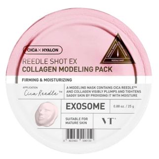 VT Cosmetics Reedle Shot EX Collagen Modeling Pack Моделирующая маска для лица с коллагеном, 25 г. До 09/2027
