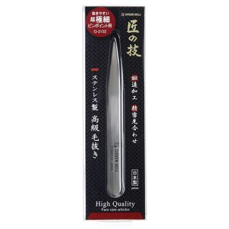 Green Bell Masterful Пинцет для бровей с заостренными кончиками, G-2151