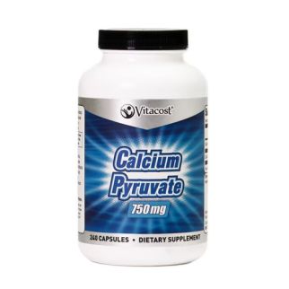 Vitacost Calcium Pyruvate Кальций Пируват 750 мг, 240 капсул на 240 дней. До 02/2026