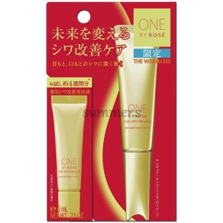 ONE BY KOSE The Wrinkless Repair Serum омолаживающая сыворотка для кожи вокруг глаз и носогубной складки, 6мл