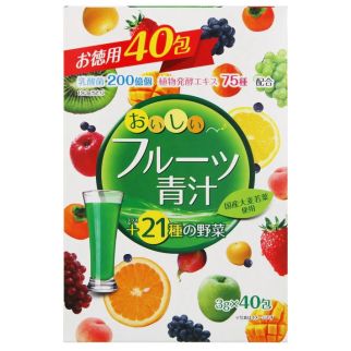 Yuwa Аодзиру с молочнокислыми бактериями, ферментами, вкус фруктовый , 3 г х 40 стиков