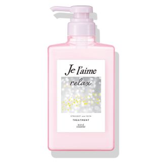 KOSE Je laime Relax Midnight Repair Hair Treatment Straight & Rich Кондиционер для выпрямления волос, 480 мл