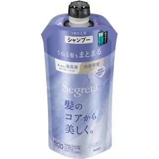 Као Segreta Shampoo Шампунь для зрелых, вьющихся волос, пополнение 340 мл