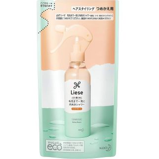 Као Liese Hair Styling Shower Спрей для укладывания, разглаживания волос, термозащита, пополнения 180 мл