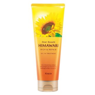 Kracie Dear Beaute HIMAWARI Oil-in Treatment Rich & Repair Уход для сухих, волнистых волос с маслом подсолнечника, 200 г
