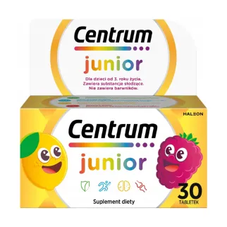 Вітаміни Центрум Джуніор (Centrum Junior) для дітей, 30 табл. Польща