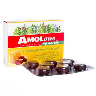 Льодяники Amolowe (вітамін С + мед, 16 табл.)