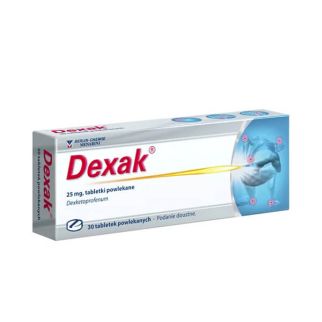 Дексак (Dexak), знеболююче, 30 таблеток
