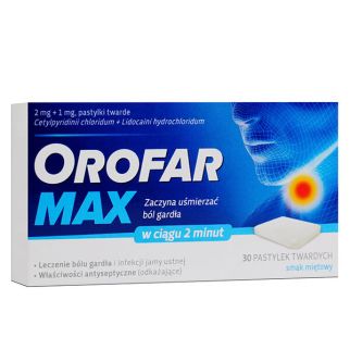 Орофар Макс (Orofar Max), 30 пастилок
